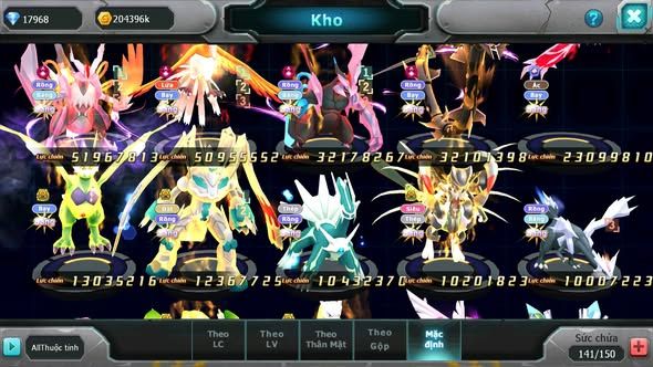 MÃ : #TTS4305 - SV 804 - V15 - TOP3 - WB CH DYNAMAX HOOH CH DYNAMAX RAYQUAZA DYNAMAX YVETAL CH PR DIALGA CHỈ SỐ CỰC NGON