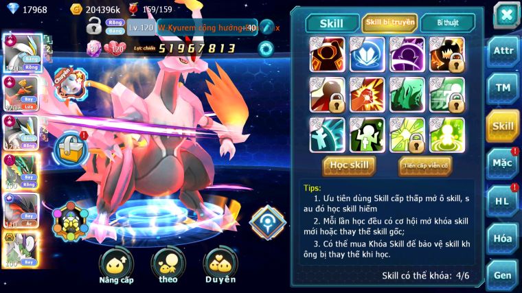 MÃ : #TTS4305 - SV 804 - V15 - TOP3 - WB CH DYNAMAX HOOH CH DYNAMAX RAYQUAZA DYNAMAX YVETAL CH PR DIALGA CHỈ SỐ CỰC NGON