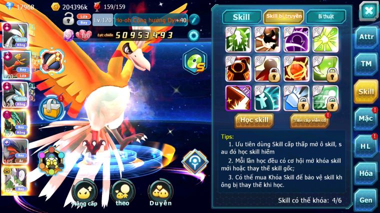 MÃ : #TTS4305 - SV 804 - V15 - TOP3 - WB CH DYNAMAX HOOH CH DYNAMAX RAYQUAZA DYNAMAX YVETAL CH PR DIALGA CHỈ SỐ CỰC NGON