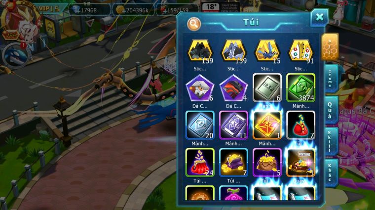 MÃ : #TTS4305 - SV 804 - V15 - TOP3 - WB CH DYNAMAX HOOH CH DYNAMAX RAYQUAZA DYNAMAX YVETAL CH PR DIALGA CHỈ SỐ CỰC NGON