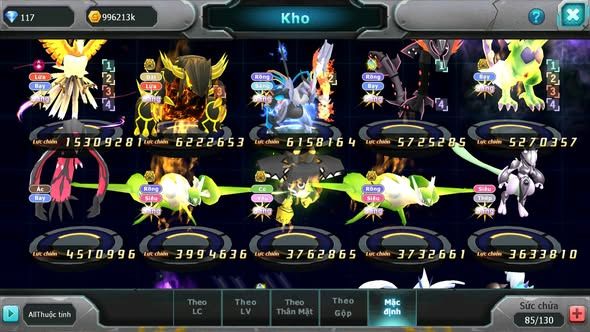 MÃ : #TTS4303 - SV 1412 - HOOH DYNAMAX QVLD BC UNVOA THẦN GIÓ BC CẶP LATI BC TAPU BULU BC NHIỀU PET HT