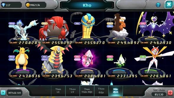 MÃ : #TTS4303 - SV 1412 - HOOH DYNAMAX QVLD BC UNVOA THẦN GIÓ BC CẶP LATI BC TAPU BULU BC NHIỀU PET HT