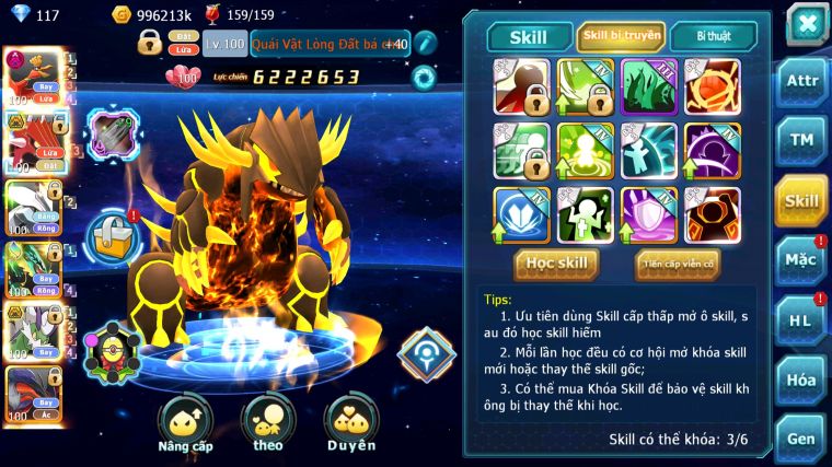 MÃ : #TTS4303 - SV 1412 - HOOH DYNAMAX QVLD BC UNVOA THẦN GIÓ BC CẶP LATI BC TAPU BULU BC NHIỀU PET HT