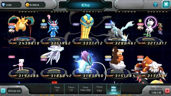 MÃ : #TTS4134 - SV 1356 - V8 - HOOH DYNAMAX UNVOA WB BC YVETAL BC QVLD BC  CẶP LATI BC MEW GIÁP BC NHIỀU PET HT