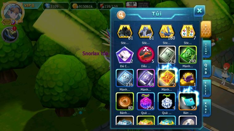 MÃ : #TTS4134 - SV 1356 - V8 - HOOH DYNAMAX UNVOA WB BC YVETAL BC QVLD BC  CẶP LATI BC MEW GIÁP BC NHIỀU PET HT