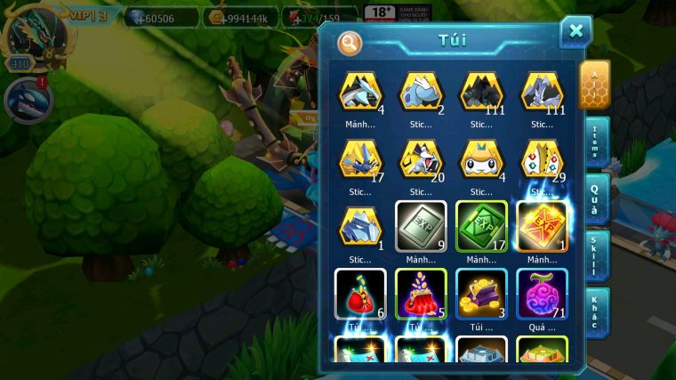 MÃ : #TTS4326 - SV 382 - TOP15 - RAYQUAZA DYNAMAX HOOH DYNAMAX DIANCIE BC THẦN GIÓ BC UNVOA WB BC QVBC BC NHIỀU PET BC