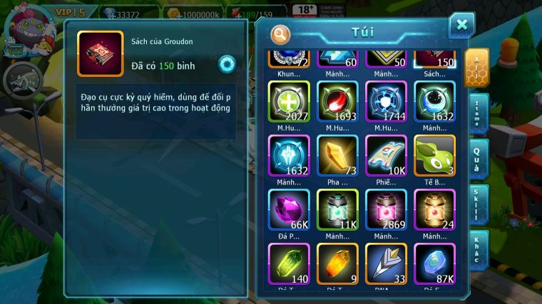 MÃ : #TTS4335 - SV 454 - V15 - TOP7- HOOH CH DYNAMAX HOOPA BC CHỈ SỐ CỰC CAO MEGANEC RAYQUAZA BC NHIỀU PET BÁ CHỦ CỰC NGON