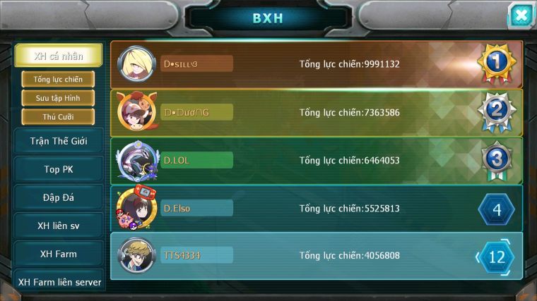 MÃ : #TTS4334 - SV1787 - V7 - TOP 12 - UNVOA HỒN TÂM BÁ CHỦ LATI BÁ CHỦ ĐUA TOP BAO PHÊ