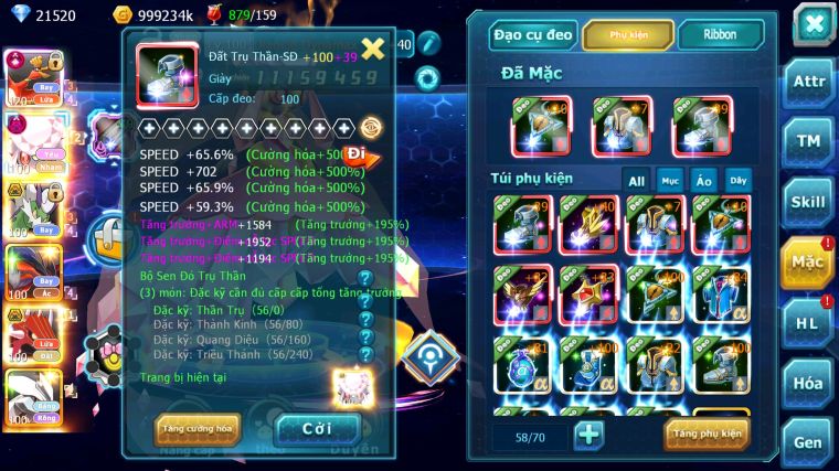 MÃ : #TTS4333 - SV1194 - TOP22 - HOOH CH DYNAMAX DIANCIE DYNAMAX THẦN GIÓ BC QVLD BC UNVOA SAKTAKA BÁ CHỦ