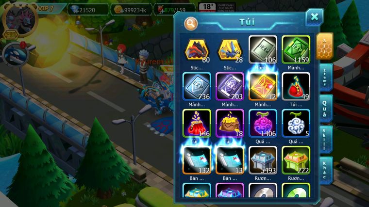 MÃ : #TTS4333 - SV1194 - TOP22 - HOOH CH DYNAMAX DIANCIE DYNAMAX THẦN GIÓ BC QVLD BC UNVOA SAKTAKA BÁ CHỦ