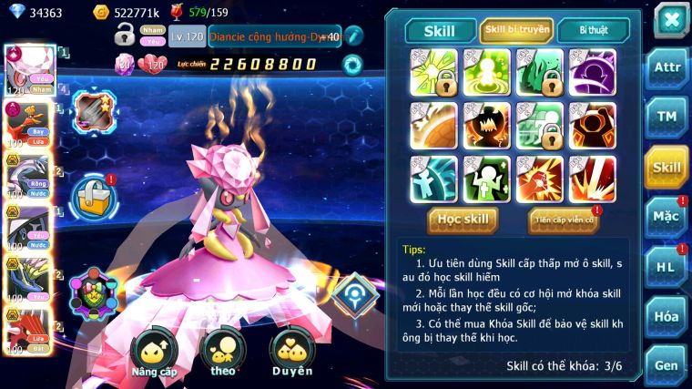 MÃ : #TTS4340 - SV1162 - V13 - 500 SÁCH -DIANCIE CỘNG HƯỞNG DYNAMAX HOOH DYANAMX PALKIA BC TAPUFINI BC NHIỀU PET BÁ CHỦ