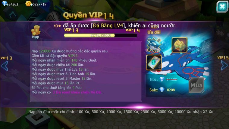 MÃ : #TTS4340 - SV1162 - V13 - 500 SÁCH -DIANCIE CỘNG HƯỞNG DYNAMAX HOOH DYANAMX PALKIA BC TAPUFINI BC NHIỀU PET BÁ CHỦ