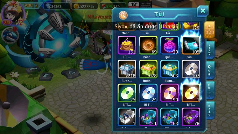 MÃ : #TTS4340 - SV1162 - V13 - 500 SÁCH -DIANCIE CỘNG HƯỞNG DYNAMAX HOOH DYANAMX PALKIA BC TAPUFINI BC NHIỀU PET BÁ CHỦ