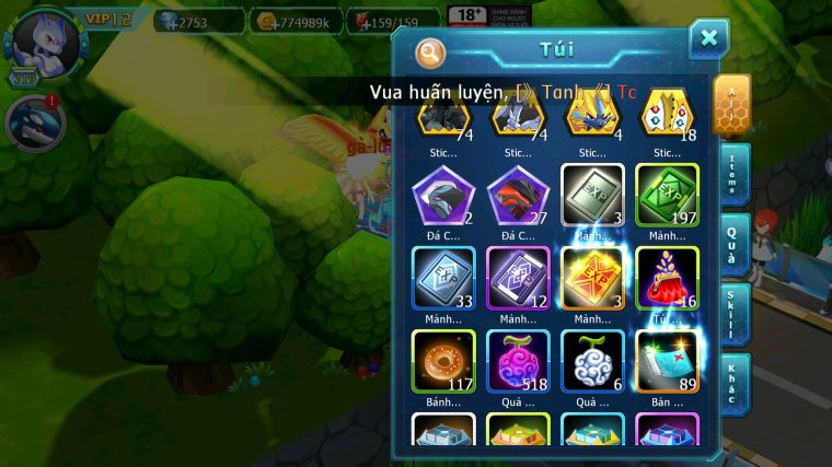 MÃ : #TTS4345 - SV 1206 - TOP27 - V12 - HOOH CH DYNAMAX UNVOA WB BC YVETAL BC THẦN GIÓ BC QVLD BC SHADOWLUGIA BC