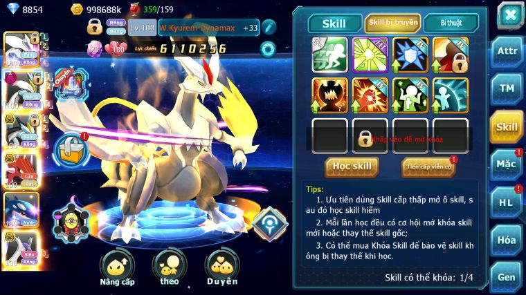 MÃ : #TTS4434 - SV 1706 - TOP 40 - V10 UNVOA WHITE DYNAMAX BLACK BC QVLD BÁ CHỦ CẶP LATI BÁ CHỦ NHIỀU PET HT