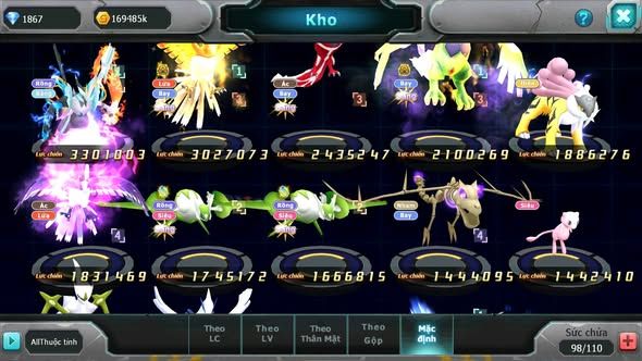 MÃ : #TTS4342- SV1728 V12 - UNVOA HOOH BÁ CHỦ YVETAL THẦN GIÓ BC RAIKOU CẶP LATI DRAK HOOH NHIỀU PET HT