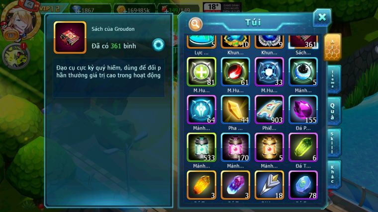 MÃ : #TTS4342- SV1728 V12 - UNVOA HOOH BÁ CHỦ YVETAL THẦN GIÓ BC RAIKOU CẶP LATI DRAK HOOH NHIỀU PET HT