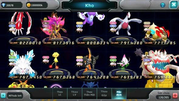 MÃ : #TTS4341 - SV170 - V15 - TOP 15 - DIANCIE DYANAMX HOOH DYNAMAX RAYQUAZA BC UNVOA WB BC NHIỀU PET BÁ CHỦ NGON