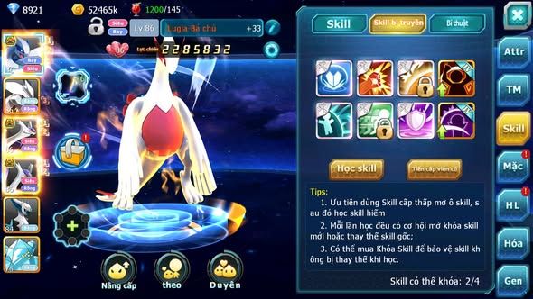 MÃ : #TTS4356 - SV 1703 - V4 - LUGIA BÁ CHỦ UNVOA CẶP LATI BÁ CHỦ NHIỀU PET HT QUÁ NGON