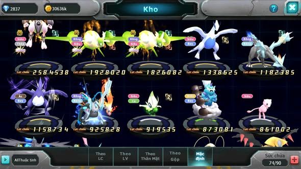 MÃ : #TTS4311 - SV1727 - MEW GIÁP BÁ CHỦ CẶP LATI BÁ CHỦ LUGIA UNVOA SHADOW LUGIA