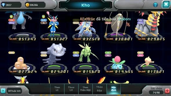 MÃ : #TTS4311 - SV1727 - MEW GIÁP BÁ CHỦ CẶP LATI BÁ CHỦ LUGIA UNVOA SHADOW LUGIA