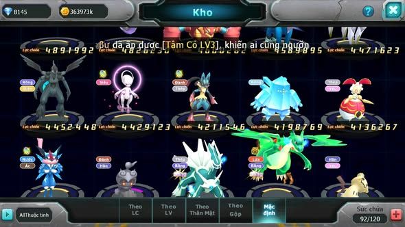 MÃ : #TTS4369 - SV 1024 - TOP29 - 3K2 SÁCH - 100 MẢNH W CỘNG HƯỞNG - PALKIA CỘNG HƯỞNG CẶP CÁ BÁ CHỦ UNVOA WB BC CẶP LATI BC NHIỀU PET HT