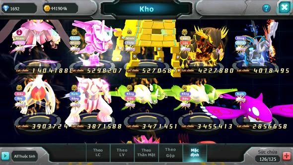 MÃ : #TTS4367 -SV 1669 V13 - TOP 43 - DIANCIE BÁ CHỦ DYNAMAX RẮN BĂNG BÁ CHỦ SAKATAKA BC UNVOA LUGIA BC PALKIA BC CẶP LATI BC