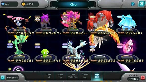 MÃ : #TTS4367 -SV 1669 V13 - TOP 43 - DIANCIE BÁ CHỦ DYNAMAX RẮN BĂNG BÁ CHỦ SAKATAKA BC UNVOA LUGIA BC PALKIA BC CẶP LATI BC