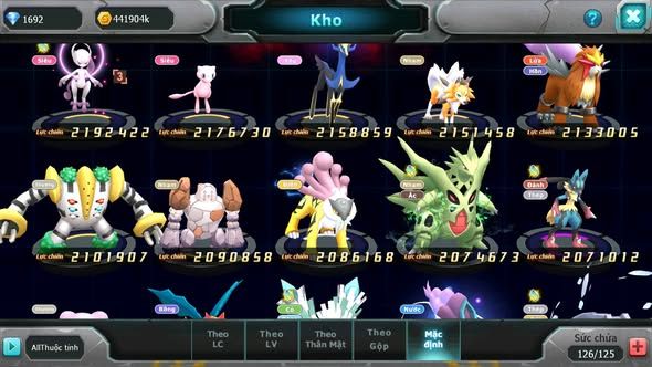 MÃ : #TTS4367 -SV 1669 V13 - TOP 43 - DIANCIE BÁ CHỦ DYNAMAX RẮN BĂNG BÁ CHỦ SAKATAKA BC UNVOA LUGIA BC PALKIA BC CẶP LATI BC