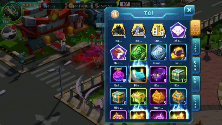 MÃ : #TTS4367 -SV 1669 V13 - TOP 43 - DIANCIE BÁ CHỦ DYNAMAX RẮN BĂNG BÁ CHỦ SAKATAKA BC UNVOA LUGIA BC PALKIA BC CẶP LATI BC