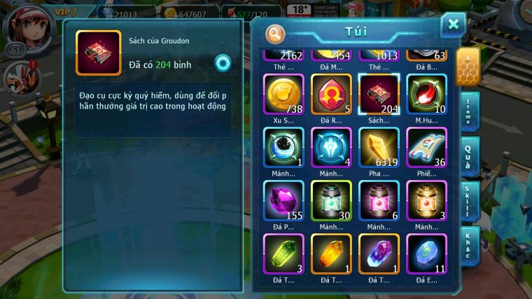 MÃ : #TTS4378 - SV 1817 - V7 - TOP9 - 21K KC - LUGIA RAIKOU QVBC NHIỀU PET HT