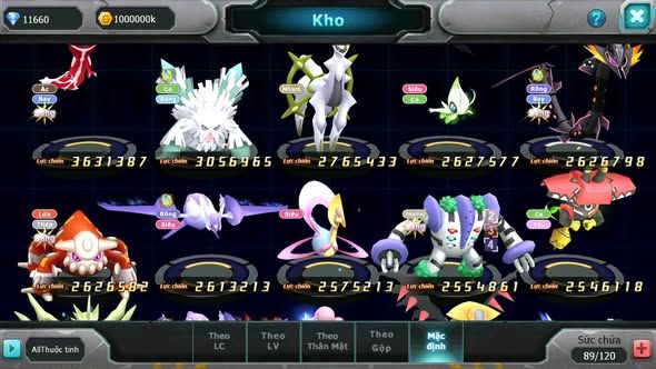 MÃ : #TTS4377 - SV 1497 - V13 - HOOH DYNAMAX CẶP CÁ BÁ CHỦ QVLD BC LUGIA BC THẦN GIÓ BC UNVOA RẮN BĂNG BC GROUDON BC