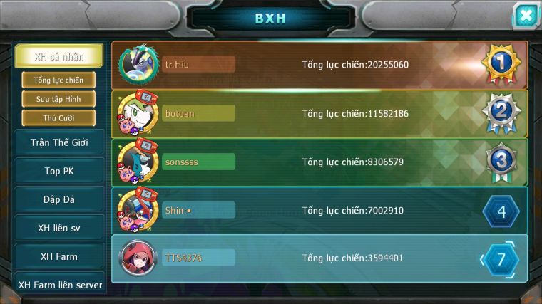 MÃ : #TTS4376 - SV 1774 - V7 - TOP7 ALL - 698 SÁCH - UNVOA LUGIA BÁ CHỦ GOODRA RAIKOU NHIỀU PET HT