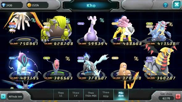 MÃ : #TTS4384 - SV 1743 - V5 - HOOH GROUDON RAIKOU GOODRA AMDLO