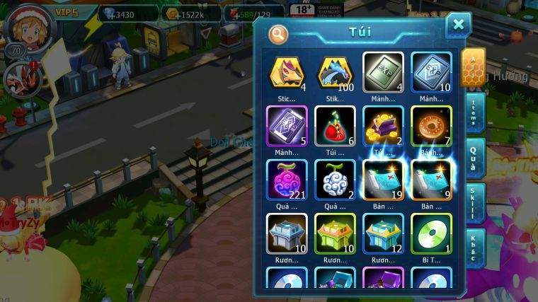 MÃ : #TTS4384 - SV 1743 - V5 - HOOH GROUDON RAIKOU GOODRA AMDLO