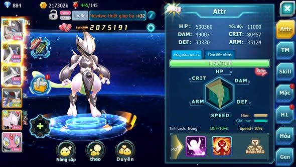 MÃ : #TTS4383 - SV 1734 - MEW GIÁP BÁ CHỦ CẶP LATI BÁ CHỦ NHIỀU PET HT