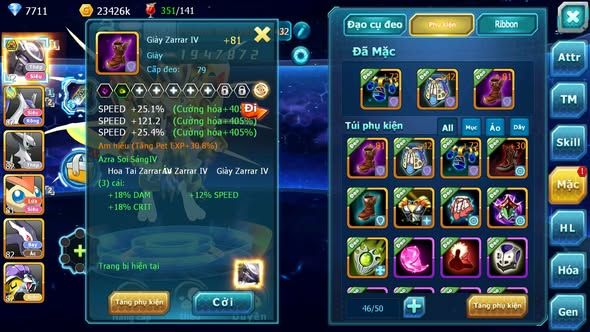 MÃ : #TTS4387 - SV 1181 - MEW GIÁP BÁ CHỦ LATI ARC THÉP NHIỀU PET HT