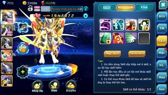 MÃ : #TTS4387 - SV 1181 - MEW GIÁP BÁ CHỦ LATI ARC THÉP NHIỀU PET HT