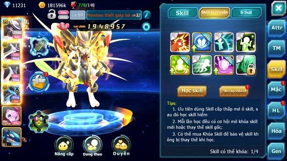 MÃ : #TTS4386 - SV 1539 - V1 - MEW GIÁP BÁ CHỦ CẶP LATI BÁ CHỦ NHIỀU PET HT