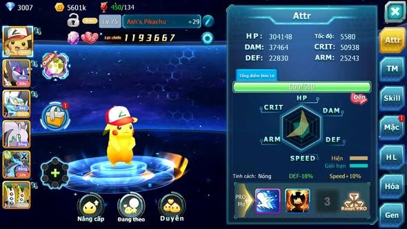 MÃ : #TTS4399 - SV1123 - PIKACHU LUNALA THẦN ĐIỆN GOODRA