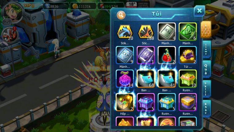 MÃ : #TTS4501 - SV 1147- 8K8 KC - TAPU KOKO HOOH MES NHIỀU PET HT