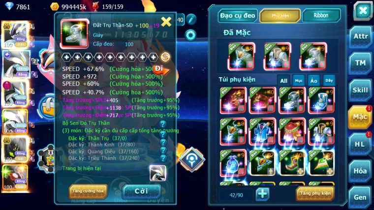 MÃ : #TTS4510 - SV 1673 - TOP10 - V15 - MIRAIDON BÁ CHỦ FULL SÉT HH - WHITE CH BLACK DYANAMX UNVOA Z100 BÁ CHỦ NHIỀU PET HT