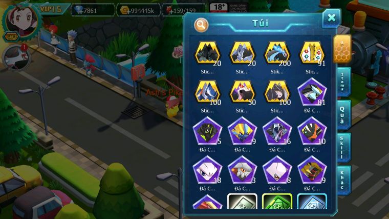 MÃ : #TTS4510 - SV 1673 - TOP10 - V15 - MIRAIDON BÁ CHỦ FULL SÉT HH - WHITE CH BLACK DYANAMX UNVOA Z100 BÁ CHỦ NHIỀU PET HT