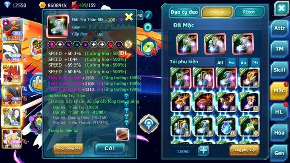 MÃ : #TTS4521 - SV 1599 - TOP 41 - V12 - HOOH CH DYNAMAX BUILD CỰC NGON FULL TRỤ - CÓ SÉT SS  UNVOA QVLD BC YVETAL THẦN GIÓ BC NHIỀU PET HT