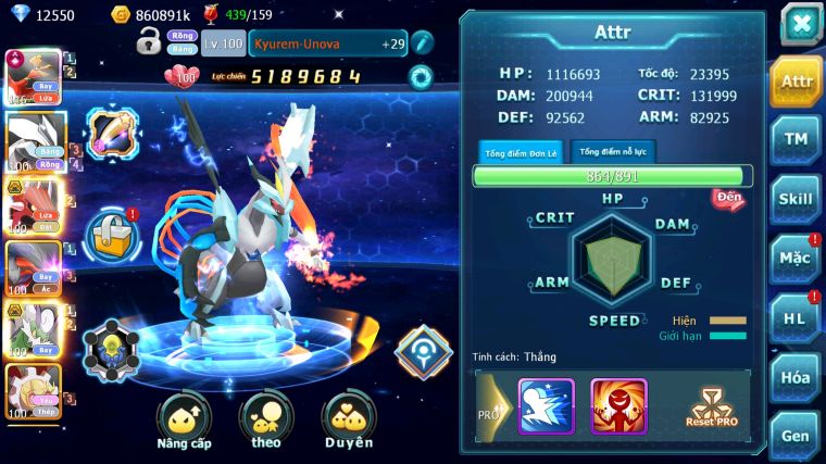 MÃ : #TTS4521 - SV 1599 - TOP 41 - V12 - HOOH CH DYNAMAX BUILD CỰC NGON FULL TRỤ - CÓ SÉT SS  UNVOA QVLD BC YVETAL THẦN GIÓ BC NHIỀU PET HT