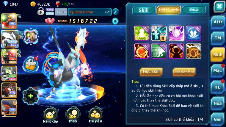 MÃ : #TTS4531 - SV 1350 - HOOH UNVOA GROUDON CELEBI ZEVIL YVETAL LUGIA GOODRA