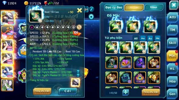 MÃ : #TTS4539 - SV 1519 - V6 - 12K KC - MEW GIÁP BÁ CHỦ HOOH CẶP LATI BC LUGIA BC NHIỀU PET HT