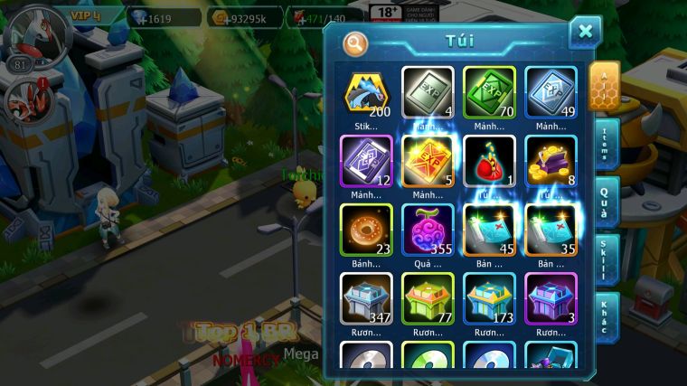 MÃ : #TTS4538 - SV 1609 - V4 - UNVOA CẶP LATI MES GOODRA LUGIA YVETAL