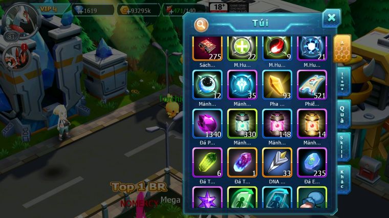 MÃ : #TTS4538 - SV 1609 - V4 - UNVOA CẶP LATI MES GOODRA LUGIA YVETAL