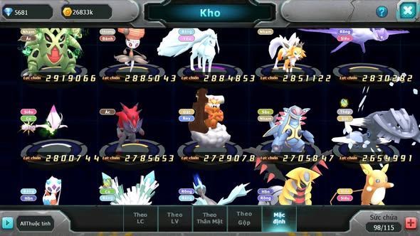 MÃ : #TTS4537 - SV 1202 - HOOH DYNAMAX SÉT SS UNVOA THẦN GIÓ BC WHITE BC DRAK HOOH LATI BC QVBC